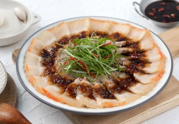 梅花肉片料理