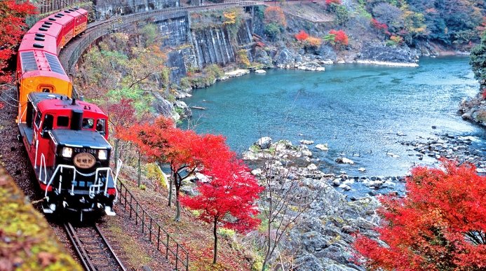 保津川觀光列車 保津川觀光列車